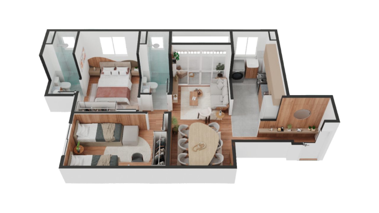 Planta-AxonometricaP17-InspireResidence-Thumb